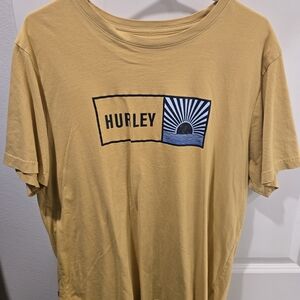 Hurley Men's Graphic Tan Tee